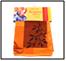 Скатерть 110х140см тефлон "Веточка" оранжевый с окантовкой